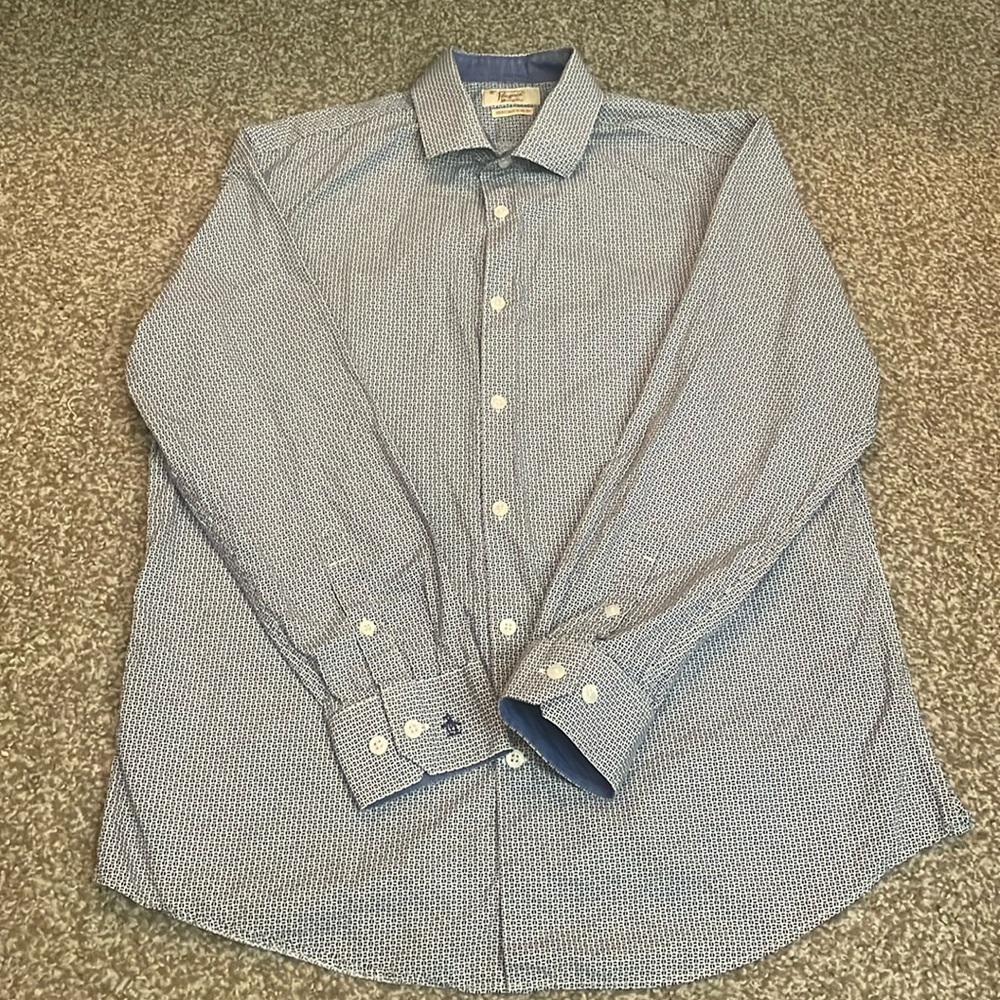 Penguin Men’s Heritage Slim Fit Long Sleeve Button Down Shirt